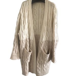 NWOT Knit Open Cardigan. Size Unique